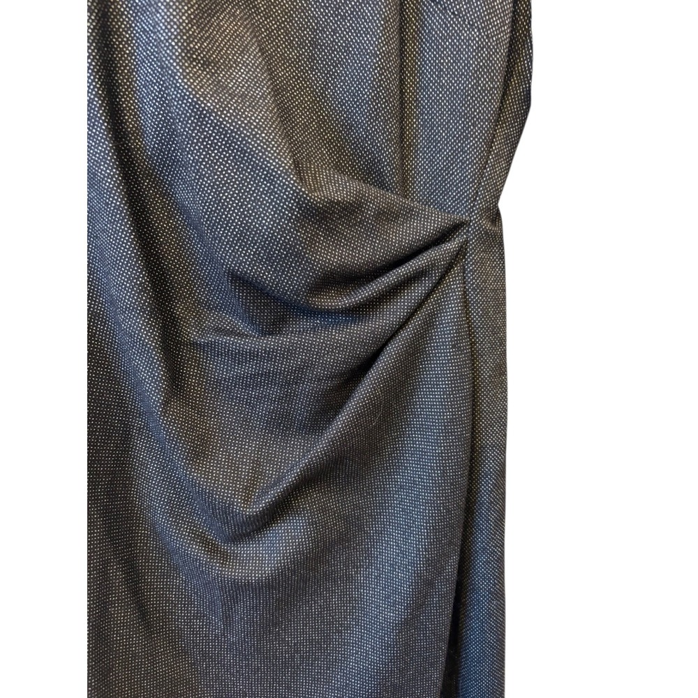 MaxMara Wool Silk Blend Ruched Hip Tweed Long Sleeve Career Dress - 2 - Picture 5 of 10